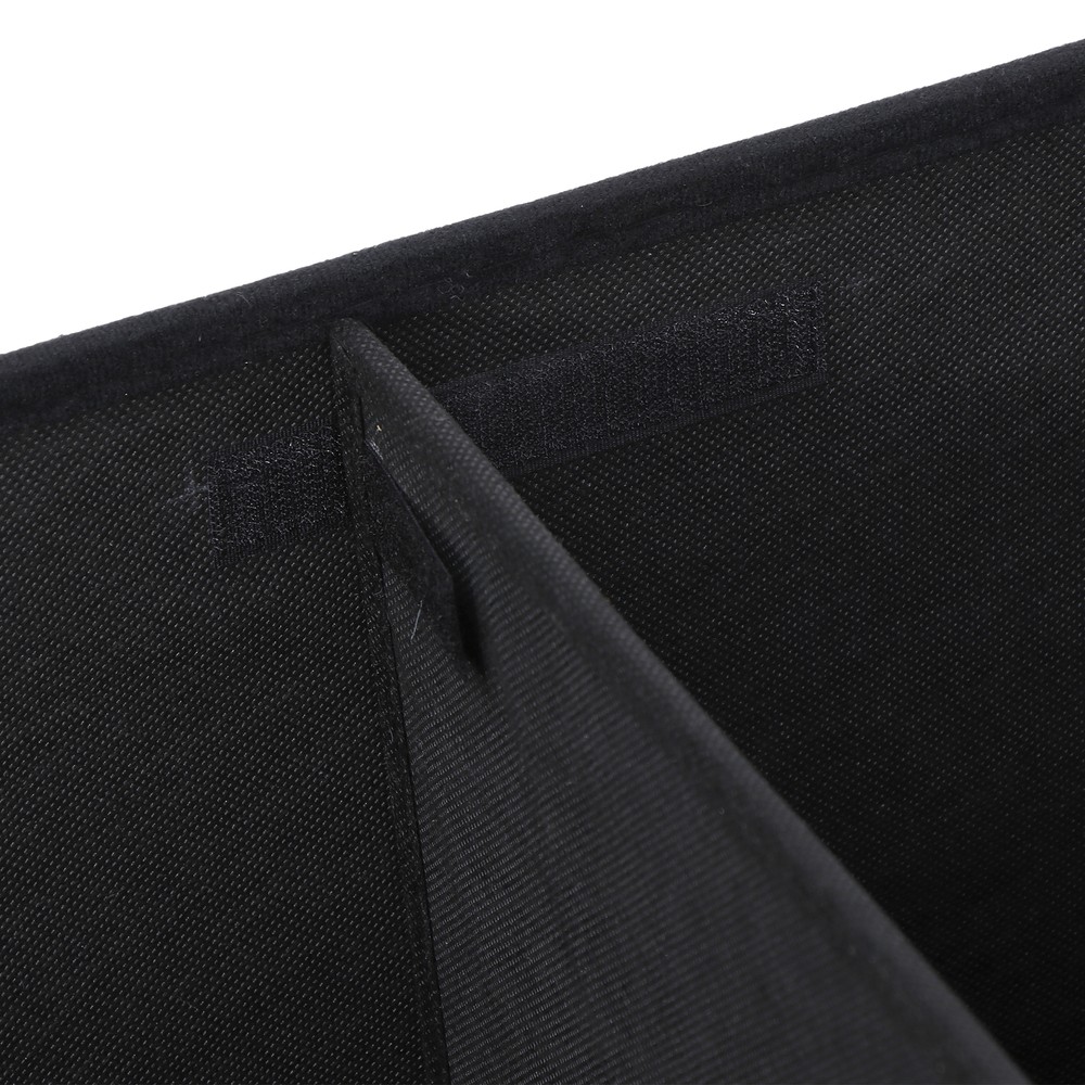 Durable 43" Storage Ottoman Bench Storage Stools Footrest Dark Grey Footstools