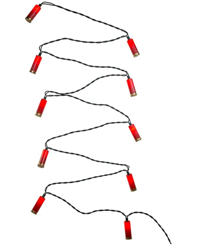 Kurt Adler Shotgun Shell String Light Set Multi