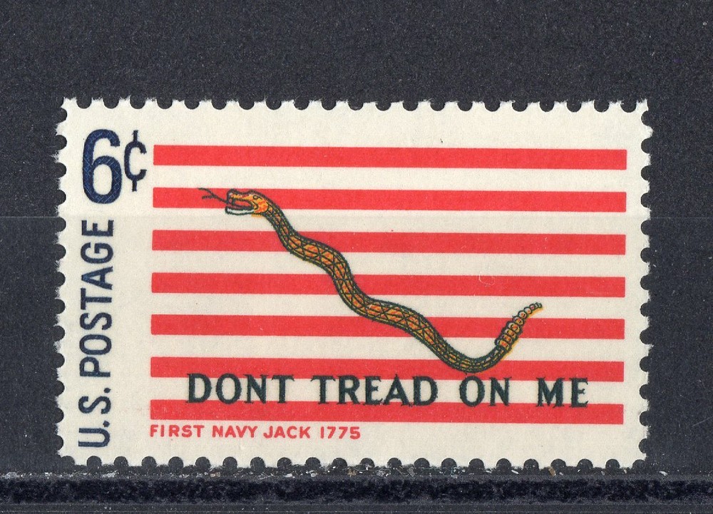 1354  * FIRST NAVY JACK FLAG  * U.S. Postage Stamp MNH
