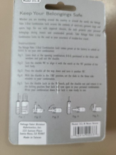 Travel Sentry TSA Combination Lock