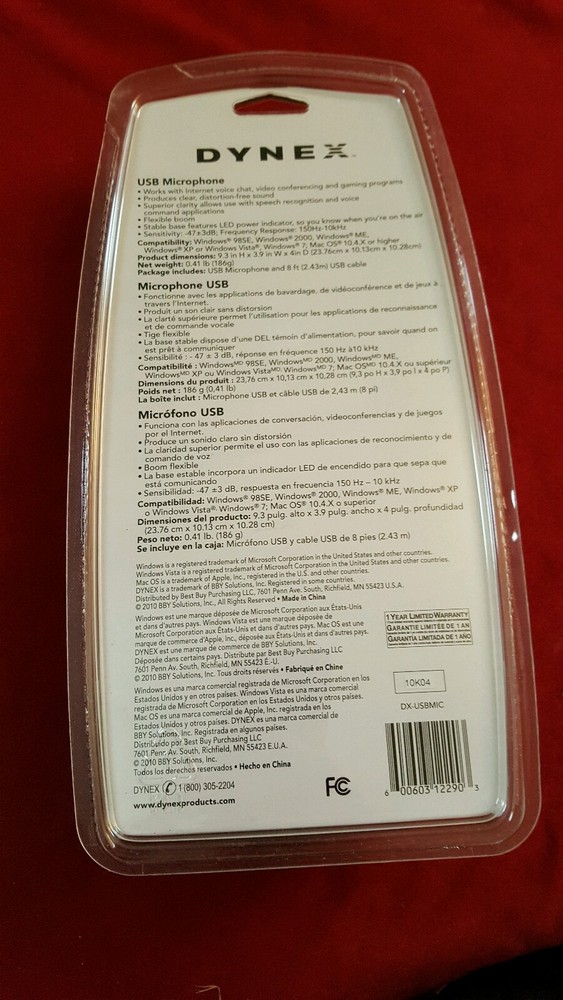 Dynex USB Microphone