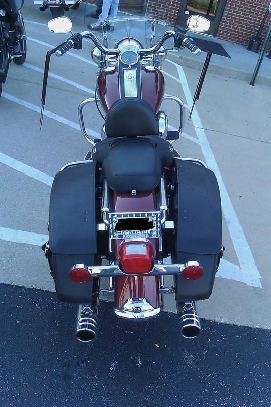 Harley Davidson Motorcycle Drivers Backrest kit for use with Low Profile Seat