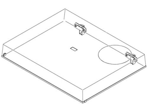 Technics Dust Cover with Hinge TTFA0572 for SL-1200 Turntables Gray Type