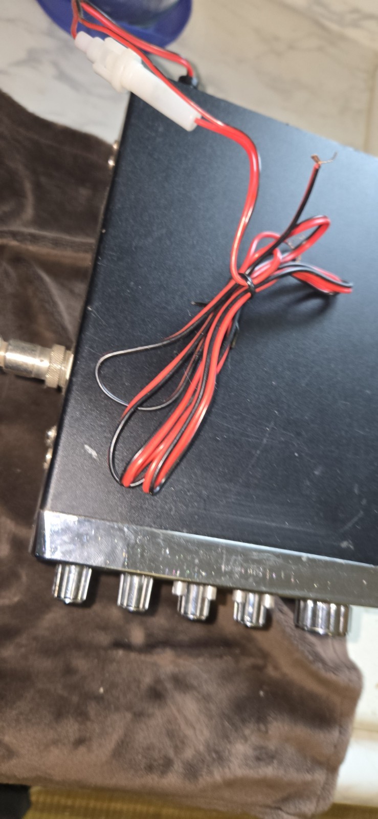 Uniden PC66XL 40-Channel CB Radio Mic and power cord