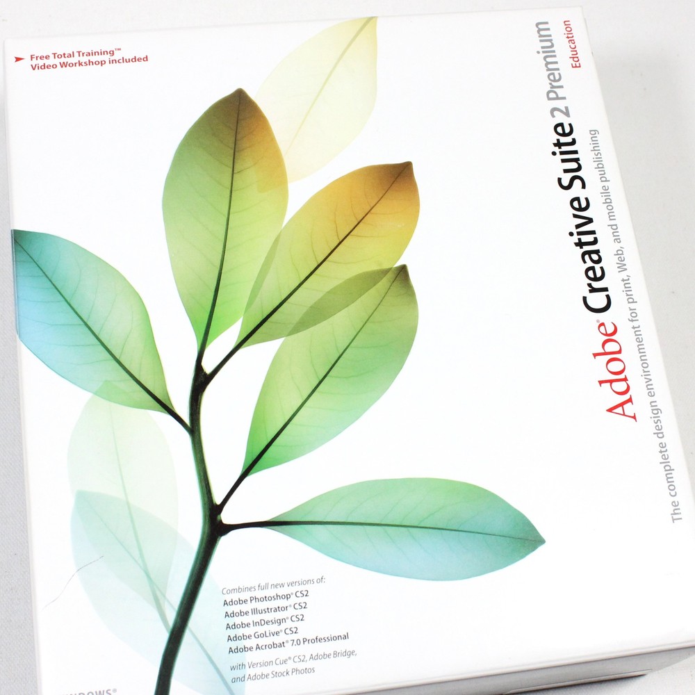 Adobe Creative Suite 2 Premium Education for Windows (2005) Includes Serial Key