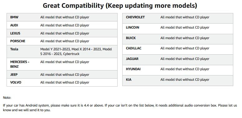 External Universal Cd Player For Car - Portable Cd Player With Extra Usb