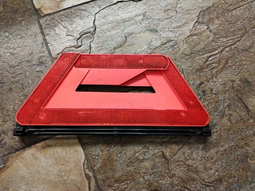 Foldable Car Reflective Warning Triangle Sign EU Emergency
