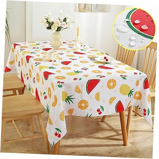 Summer Tablecloths for Rectangles Tables, 120" x 60" (Rectangular) Watermelon