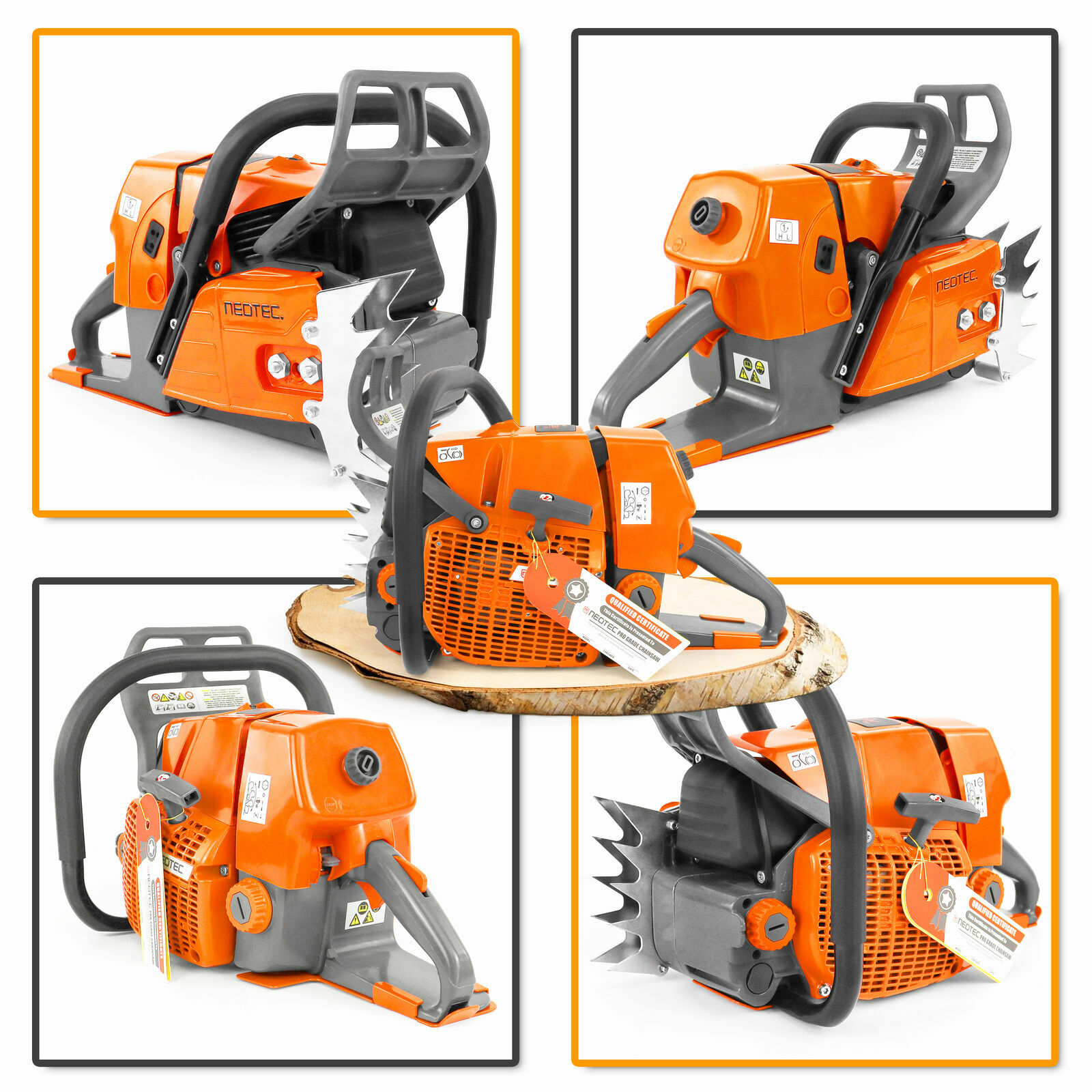 92cc Chainsaw Gas Powered Head Compatible with MS660 066 Milling Cut Tree No Bar