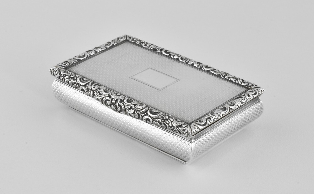Antique William IV Scottish Solid Silver Large Snuff Box, (James Nasmyth, 1832)