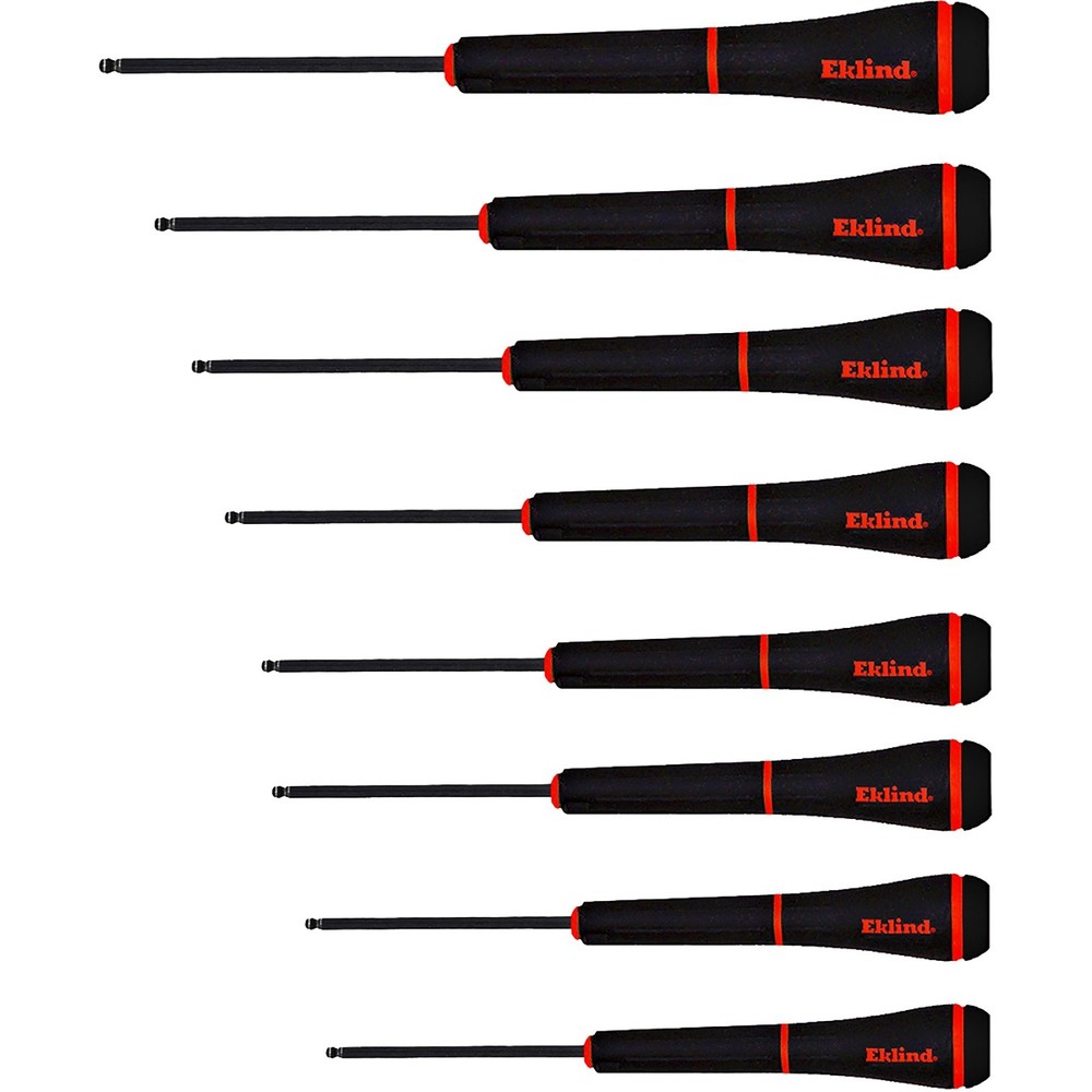 Eklind 92500 Psd Ball-hex (Allen) Precision Screwdriver - 8Pc Set Sae