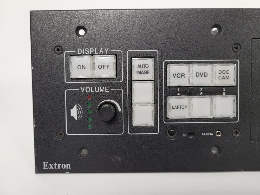 Extron MLC 226 IP MediaLink Controller Panel with DVD & VCR Controls