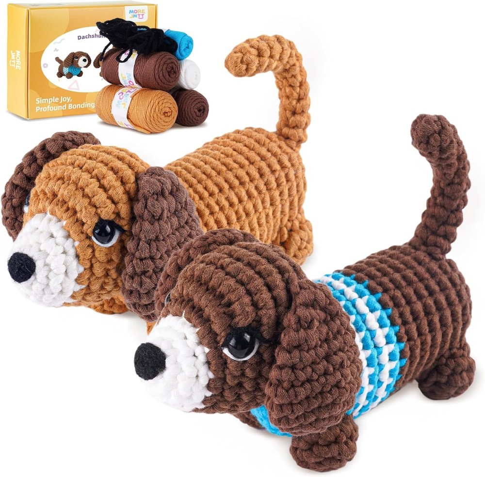 Crochet Kit Beginners Learn to Crochet Include Easy Knitting Soft Yarn