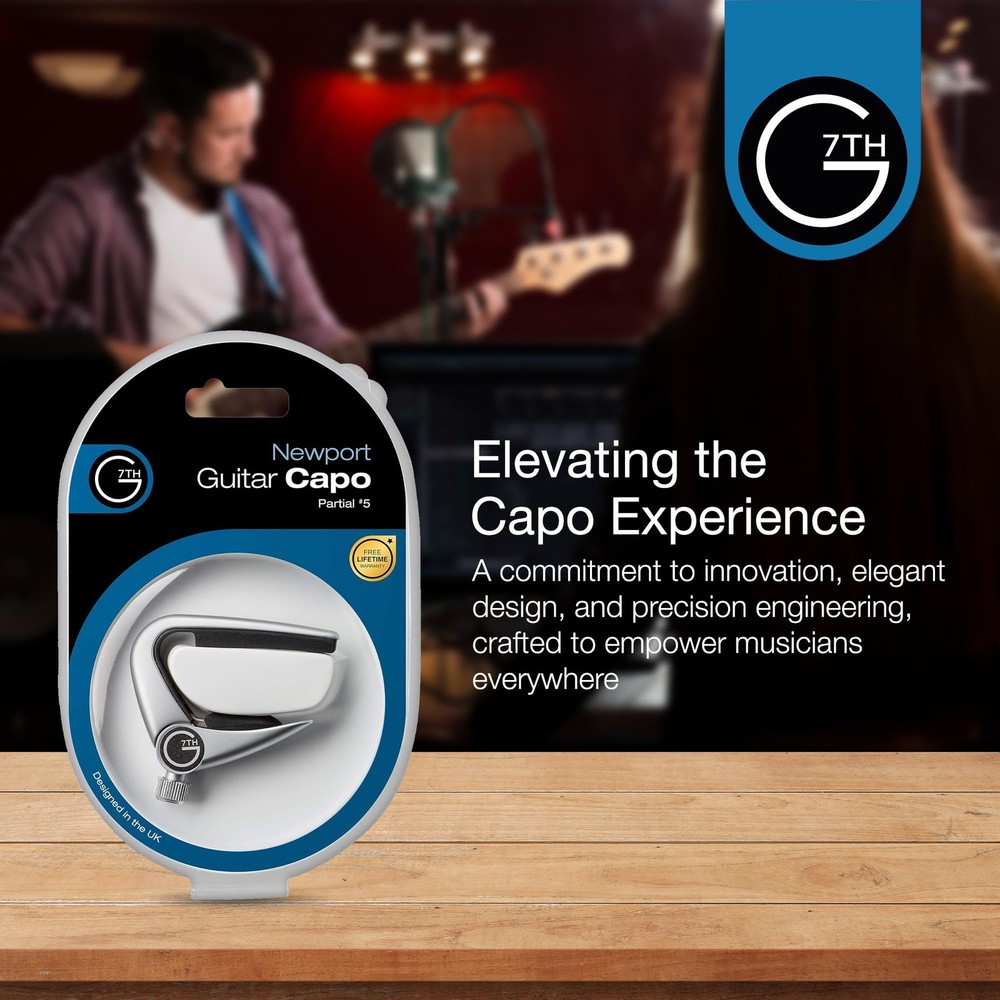 Newport Partial Capo #5, Silver (G7NPP5)