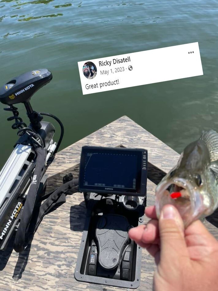 Premium Pre-Drilled Ultrex Recessed Trolling Motor Foot Pedal Pan Tray