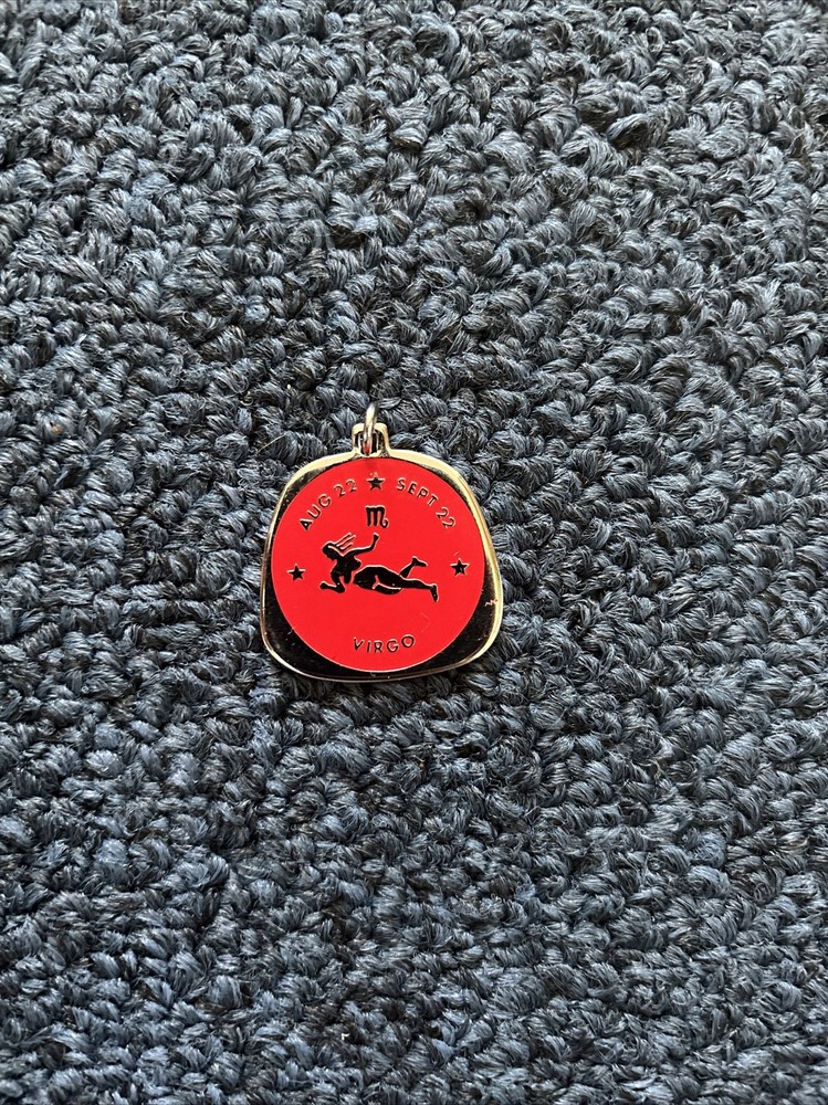 Vintage Virgo Charm