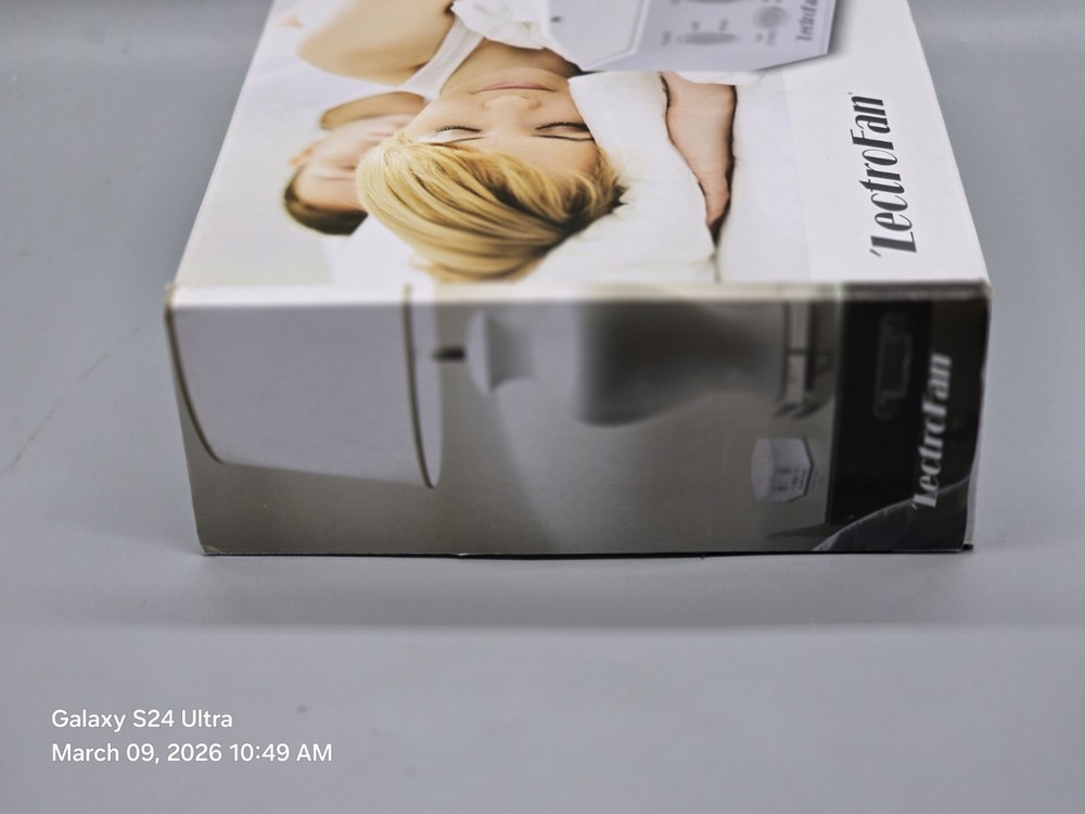 LectroFan ASM1007 White Noise Machine - White Open Box New