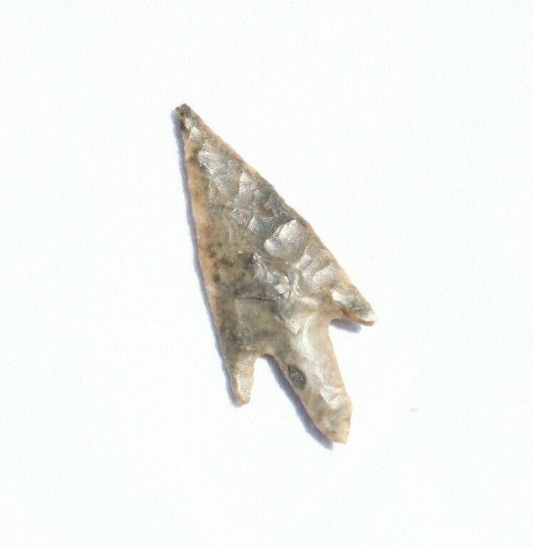 SAHARA NEOLITHIC BLACK/WHITE COLORED AGATE POINT