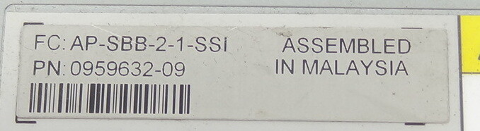 StorSimple Storage Array 5000/7000 Controller AP-SBB-2-1-SSI 0959632-09