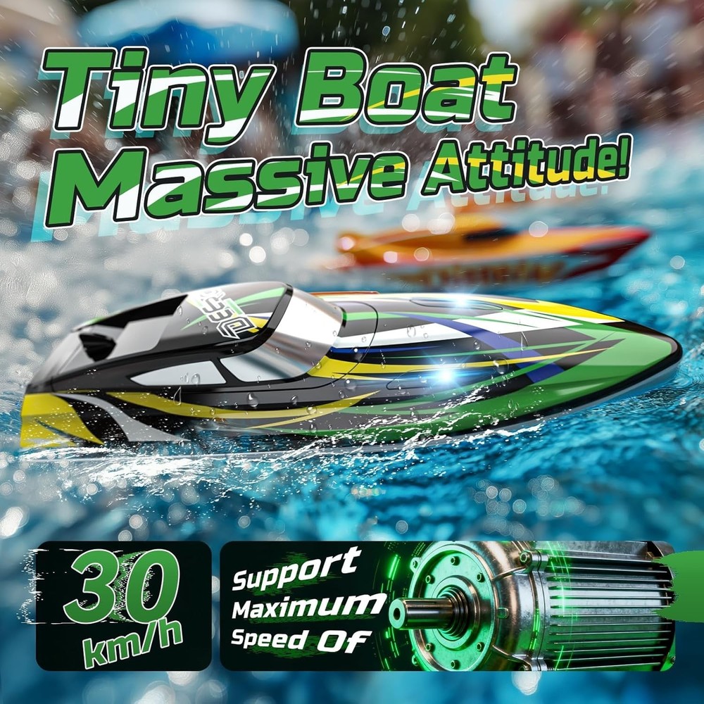 30KM/H Remote Control Boat with Lights