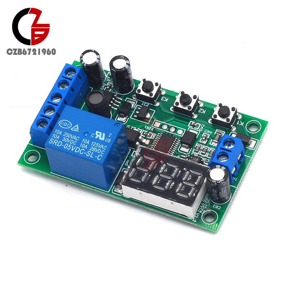 12V 0-10A DC Current Detection Module Current Sensing Detect Delay Relay Control