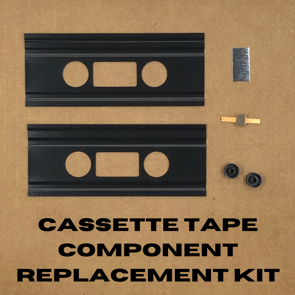 AUDIO CASSETTE TAPE REPLACEMENT COMPONENT KIT Pressure Pad Slip Sheets & Shield
