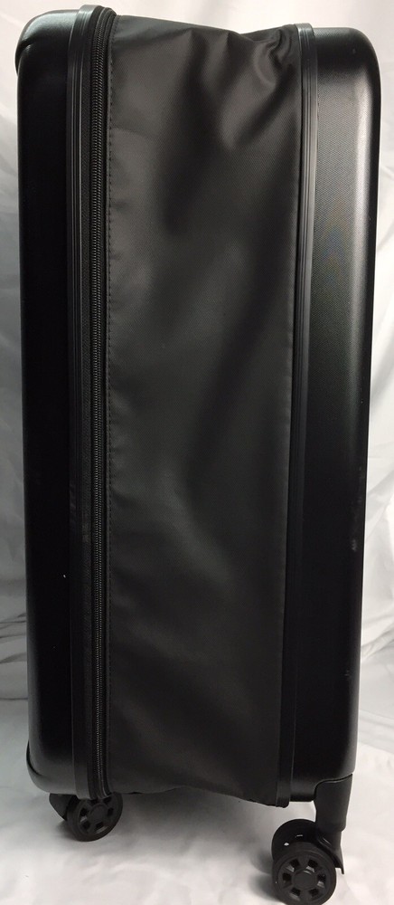 Collapsible Compact Luggage 24" Hard Shell Suitcase Lightweight Foldable - Black