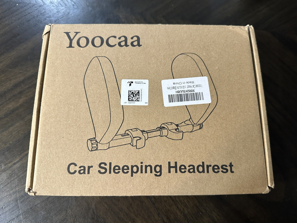 Yoocaa Car Sleeping Headrest NEW OPEN BOX-DAMAGED BOX