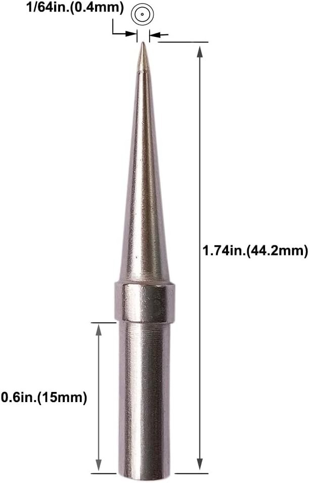 Micro Soldering Precise Replacement Tips for Weller Soldering Stations - 6 PCS