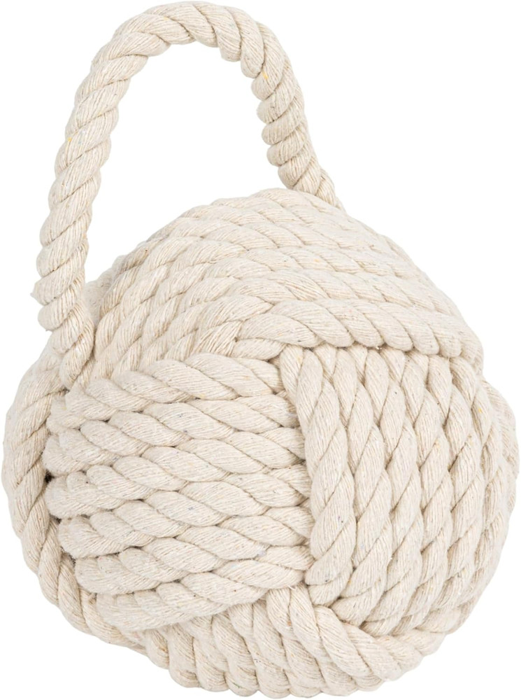 Creative Co-Op Nautical Rope Knot Door Stop