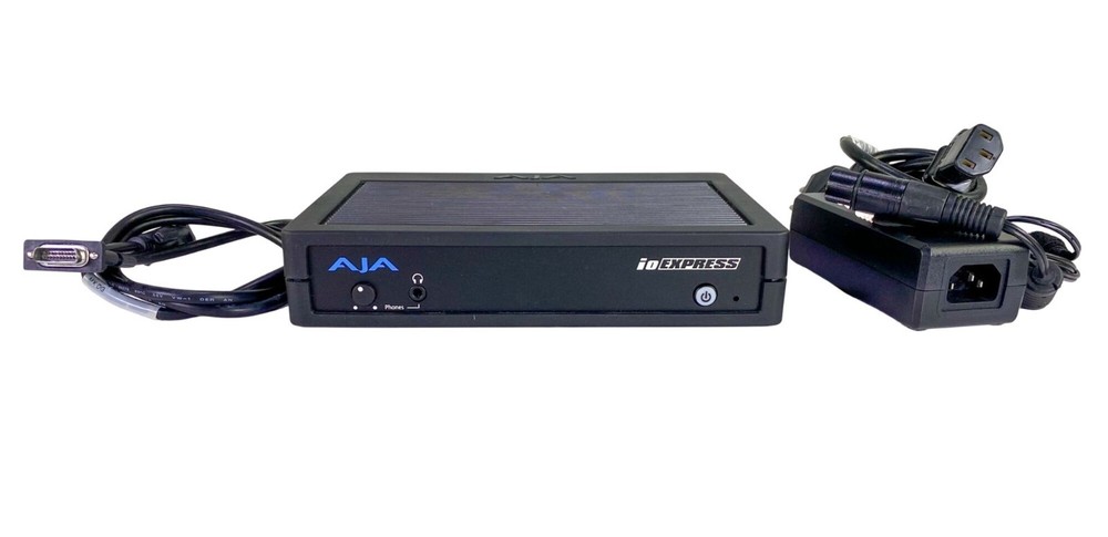 AJA ioExpress Computer Interface for Final Cut ProX etc with cables