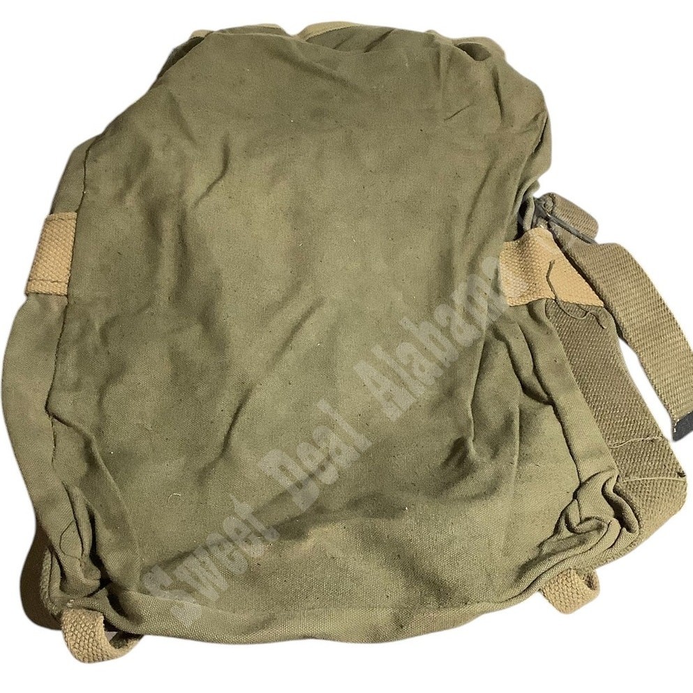 Vintage WWII M1941 Backpack, 14"H x 12'W x 6"D EUC