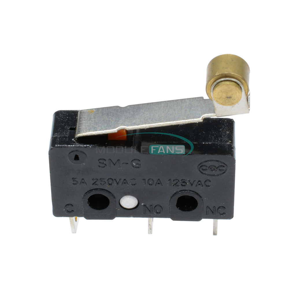 5PCS Tact Switch KW11-3Z Microswitch Round Handle 3PIN 5A 250V