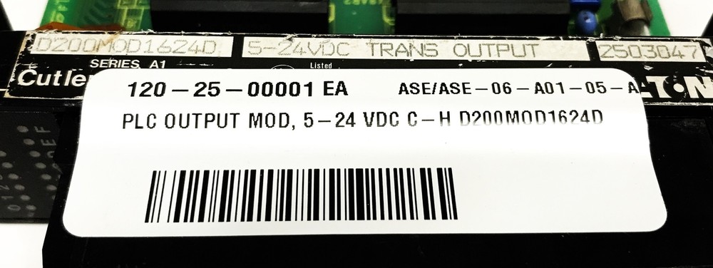 Cutler Hammer AC/DC Input Module D200MOD1624D NOS