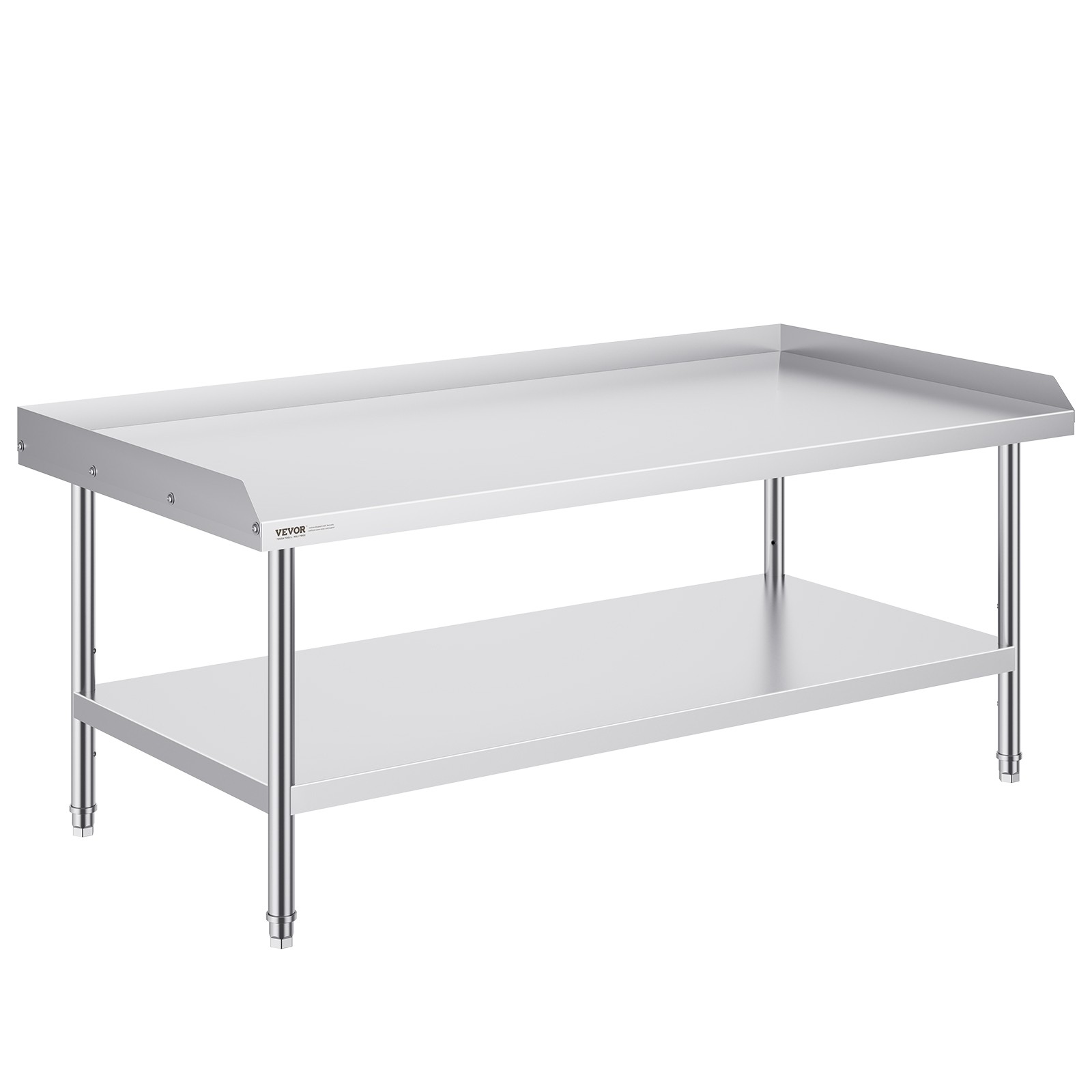 VEVOR Stainless Steel Work Table 30"x60" Commercial Food Prep Table Restaurant