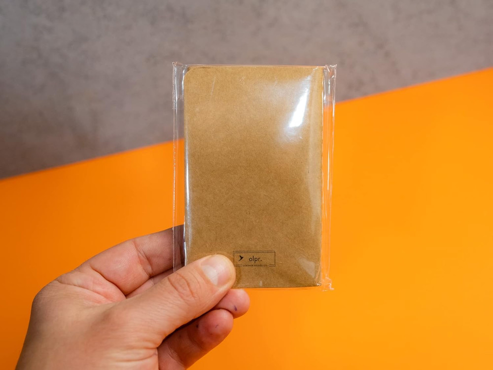 Pocket Notebook, 2 Pack Softcover Mini Journals 2.5" X 4" Kraft Brown Notebook E
