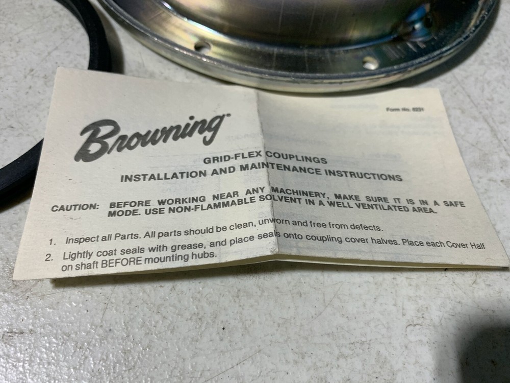 Browning 242CK Grid Flex Coupling Kit for GF242, NOS