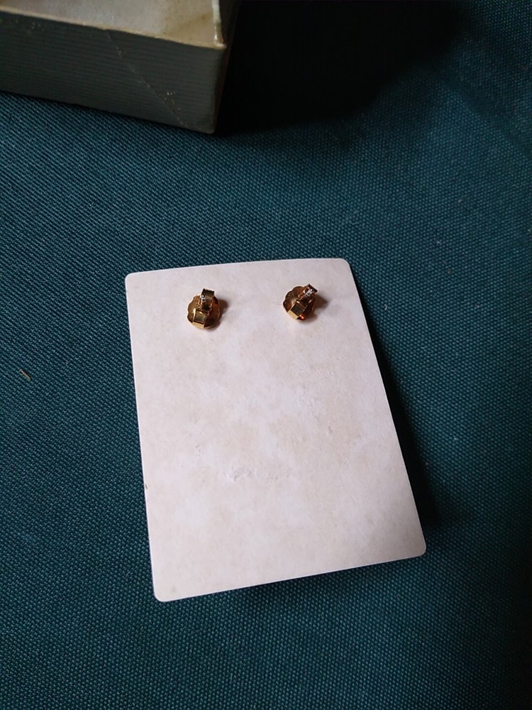 Avon Polished Dome Pierced Earrings