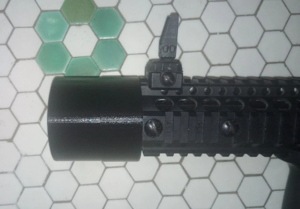 [3D Bro] Stubby Wide Boy Airsoft Muzzle Device