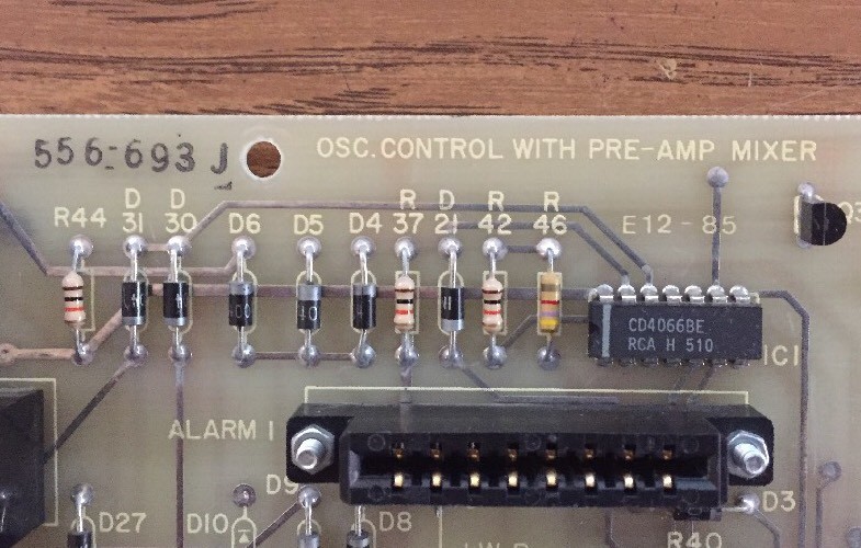 Simplex 556-693 OSC Control Board With Pre-Amp Mixer Fire Alarm