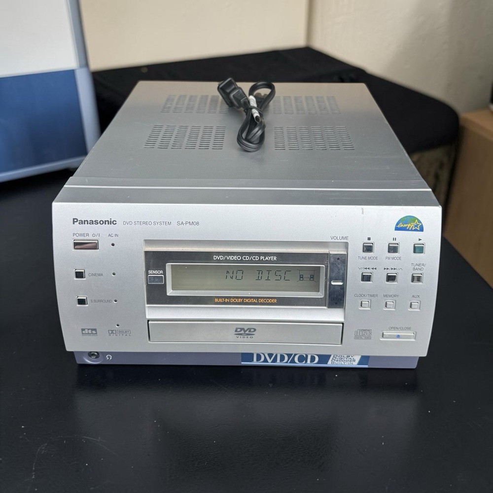 Panasonic SA-PM08 DVD Stereo System Silver