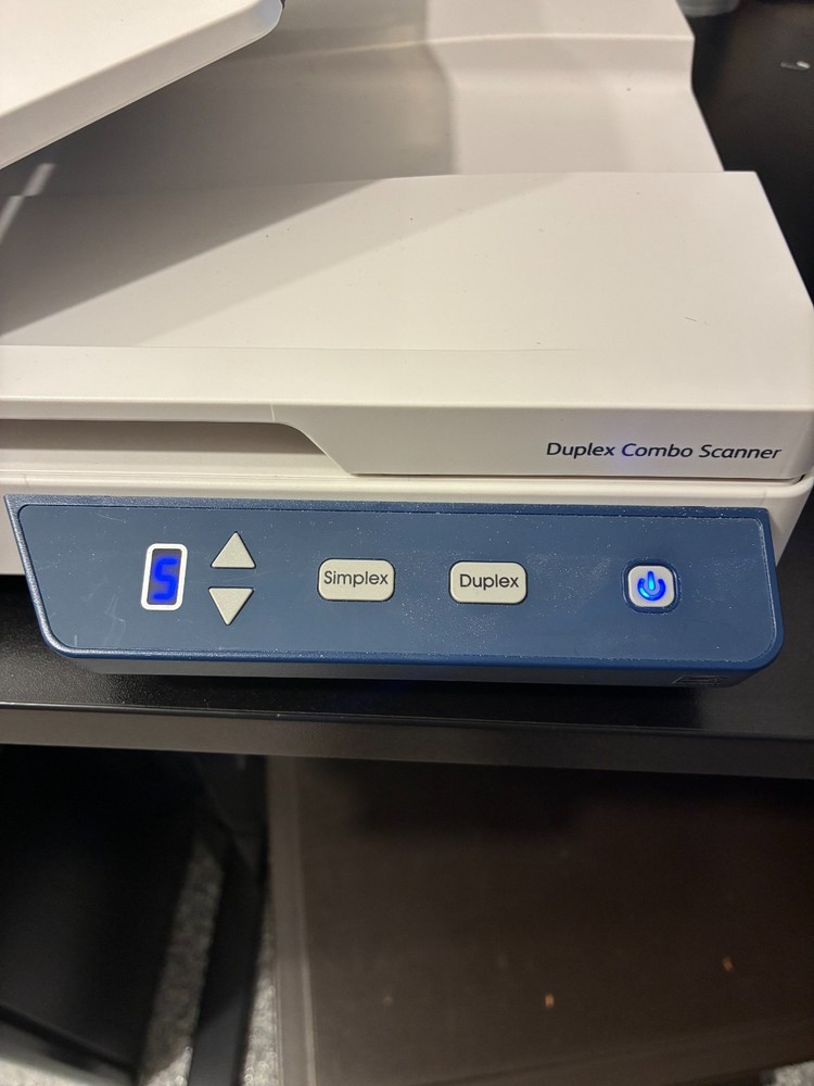 Xerox Duplex Combo XD-COMBO Flatbed Scanner w/ USB & Power Supply Cables