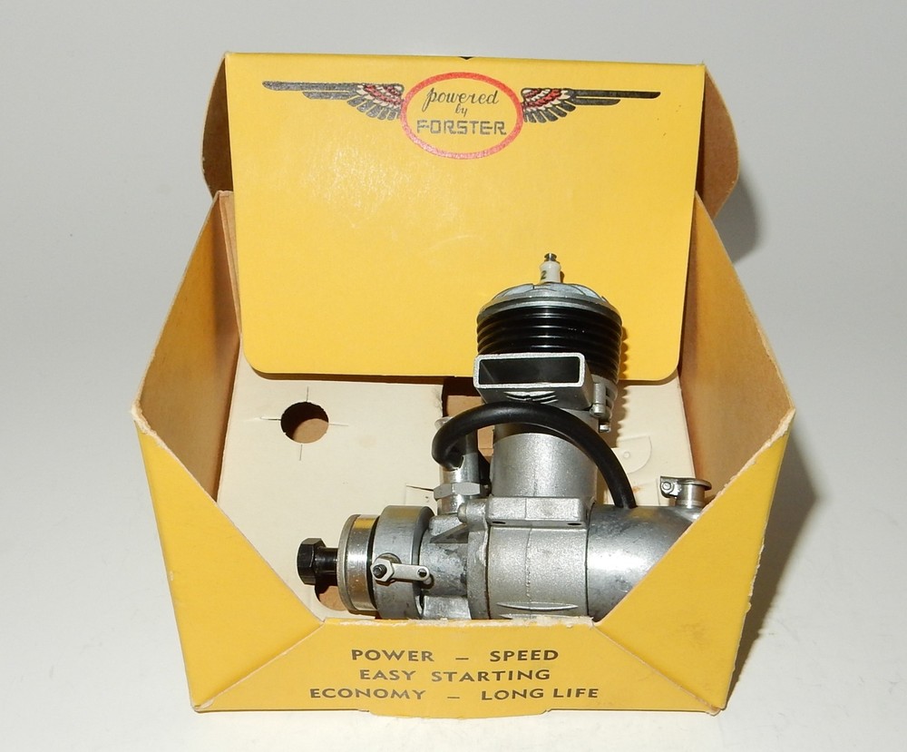 Excellent - FORSTER 29R SPARK IGNITION MODEL AIRPLANE ENGINE NIB
