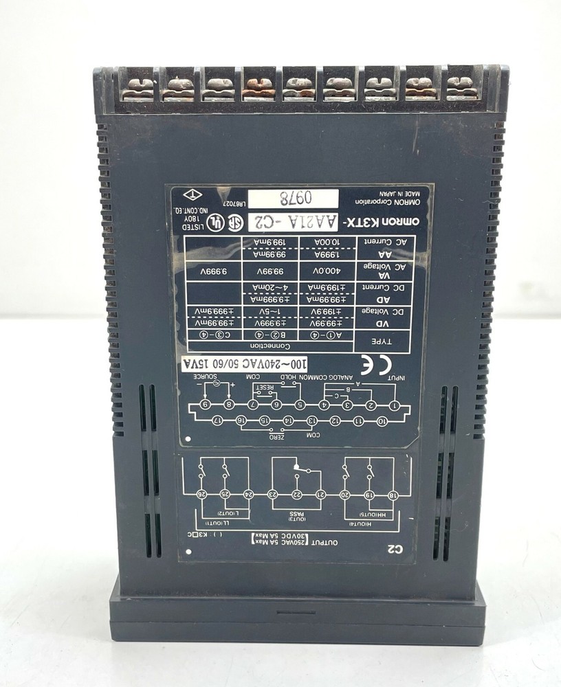 Omron K3TX-AA21A-C2 Intelligent Signal Processor Panel Meter