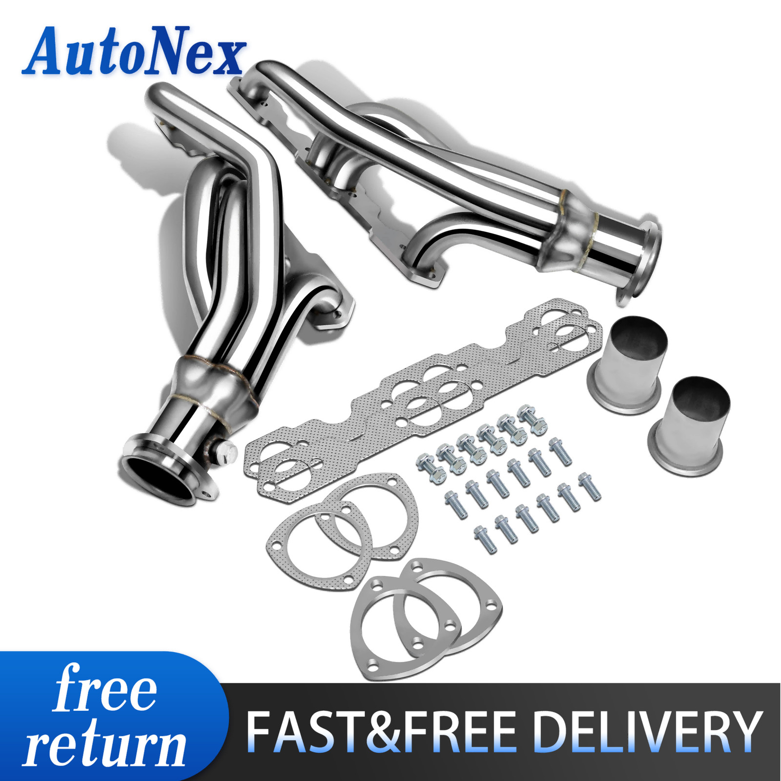 Exhaust Headers For Chevy Truck&SUV GMC SBC 307/327/305/350/400 1988-1997 V8