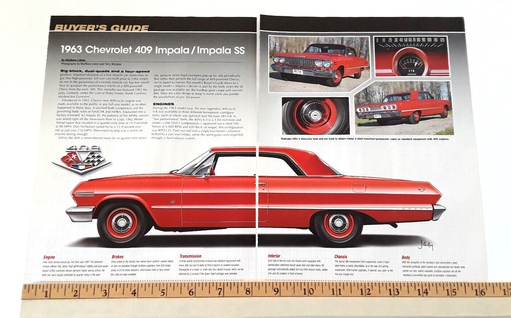 1963 CHEVROLET 409 ORIGINAL 2009 ARTICLE