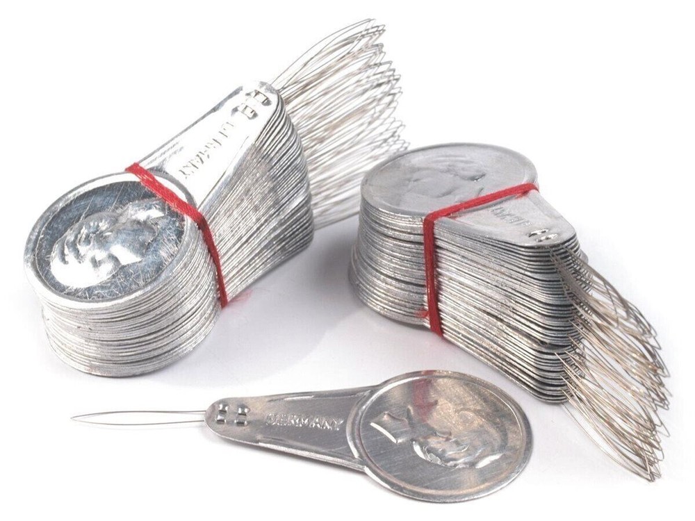 10 pcs Aluminium Bow Wire Threader Hand Machine Sewing Stitch Insertion Tool