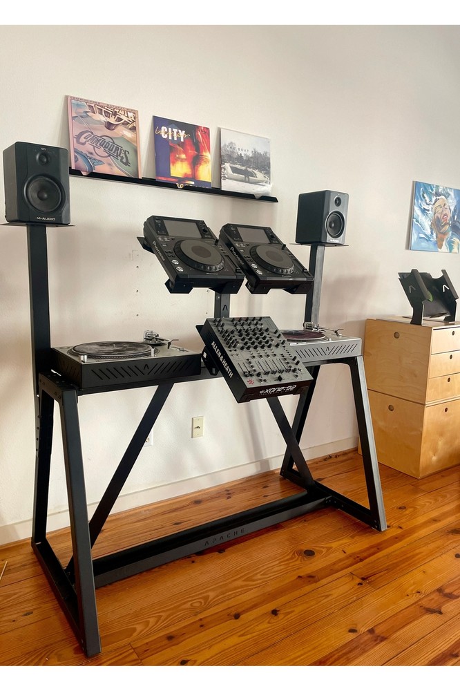 Apache DJ Booth for Pioneer CDJ, DJM, Xone, Technics