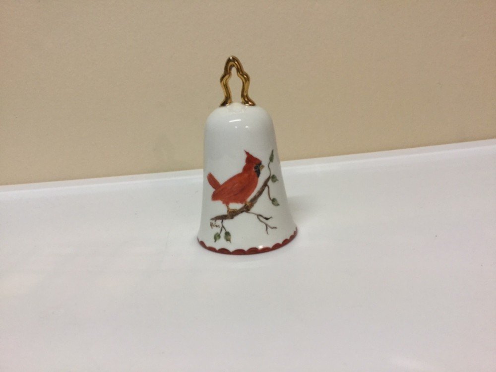 Cardinal Collectible Bell Signed