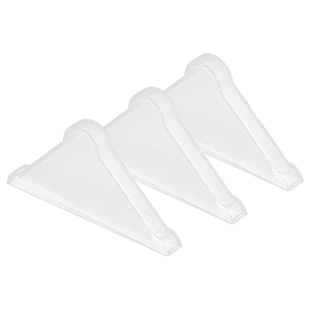 50Pcs 37x4mm PP Corner Protector METAL SHEET Triangle